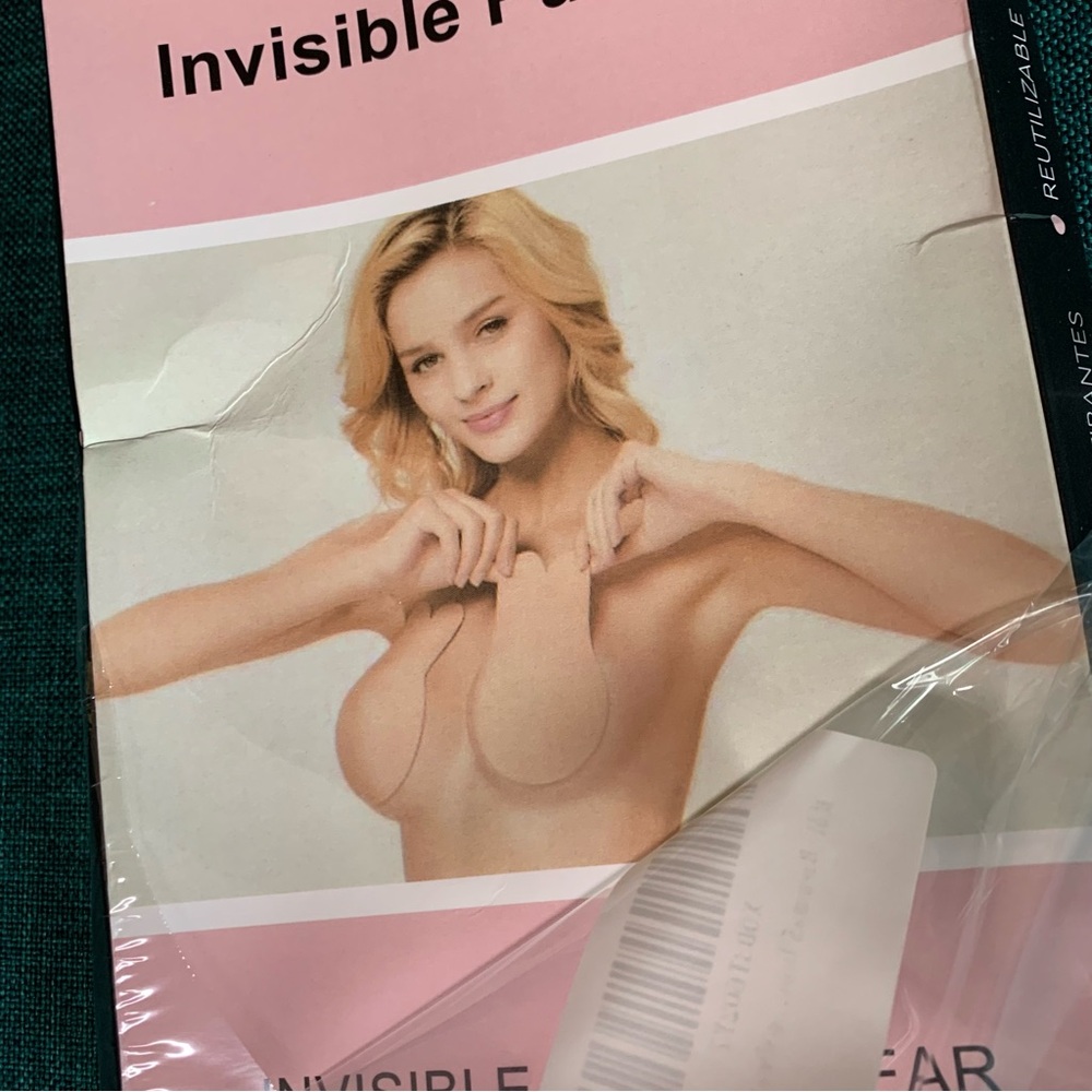 Invisible Push-Up Bra - Nude New